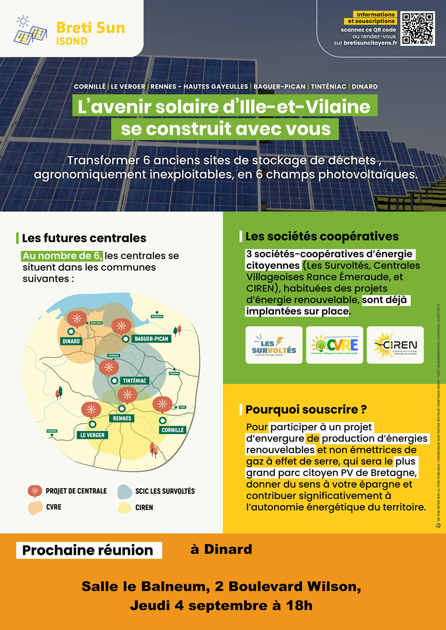 Réunion BRETI SUN à Dinard le jeudi 4 septembre 